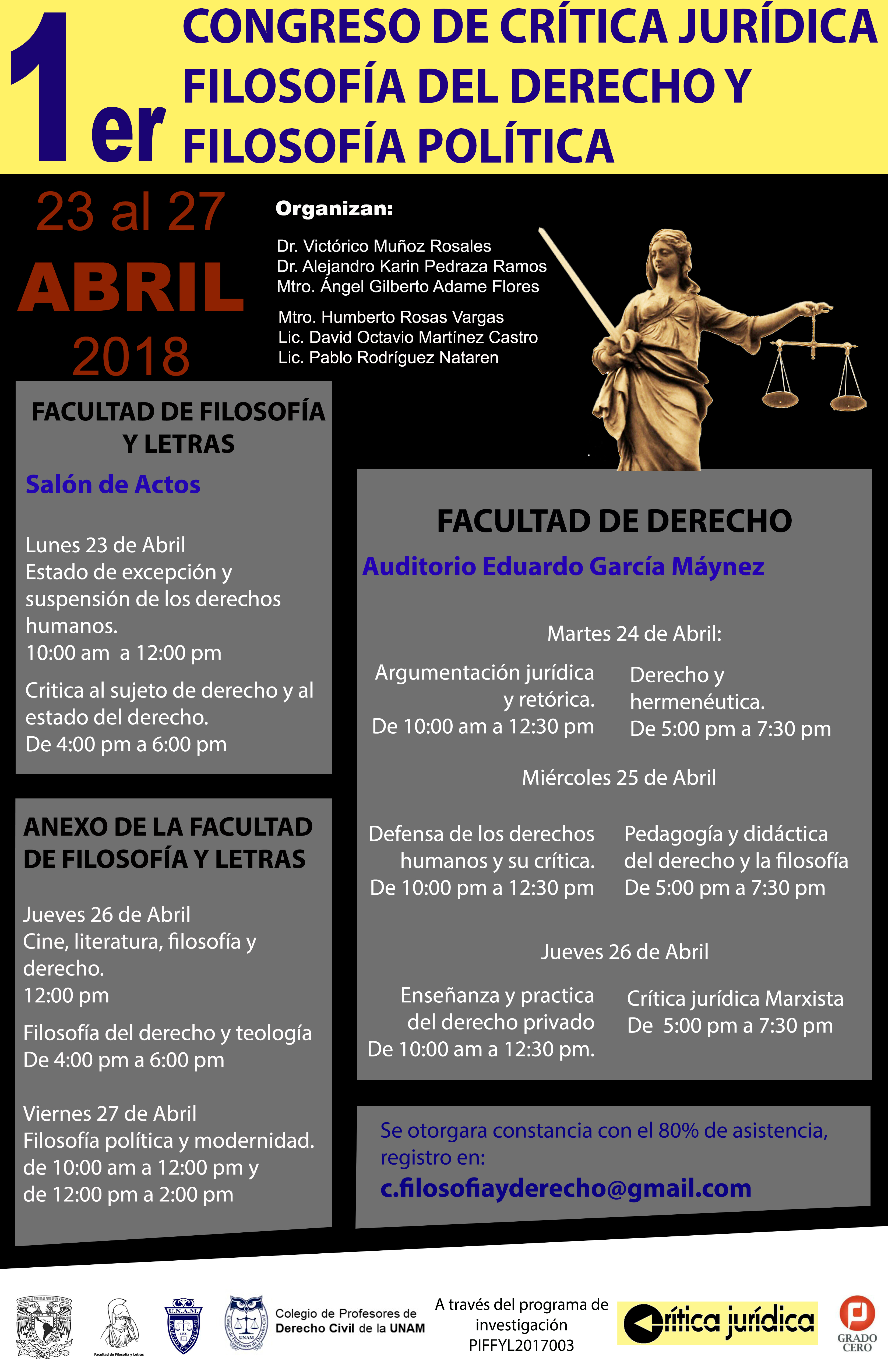 Congreso de crítica jurídica, filosofía del derecho y filosofía política