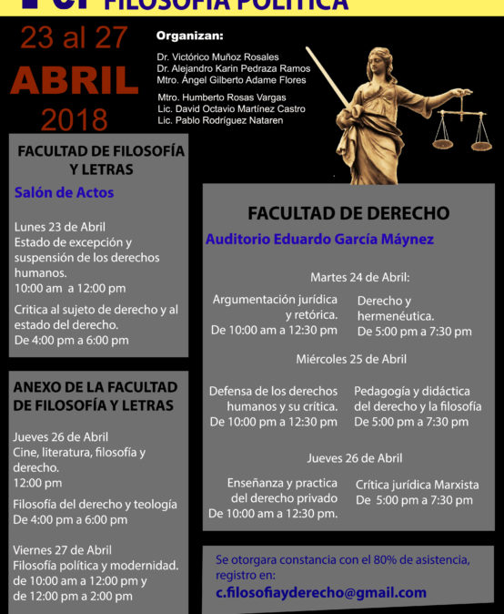 Congreso de crítica jurídica, filosofía del derecho y filosofía política